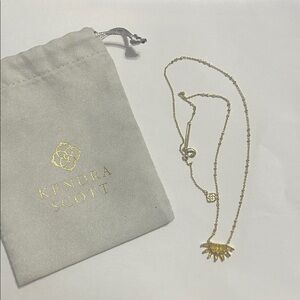 Kendra Scott Gold Sun Necklace